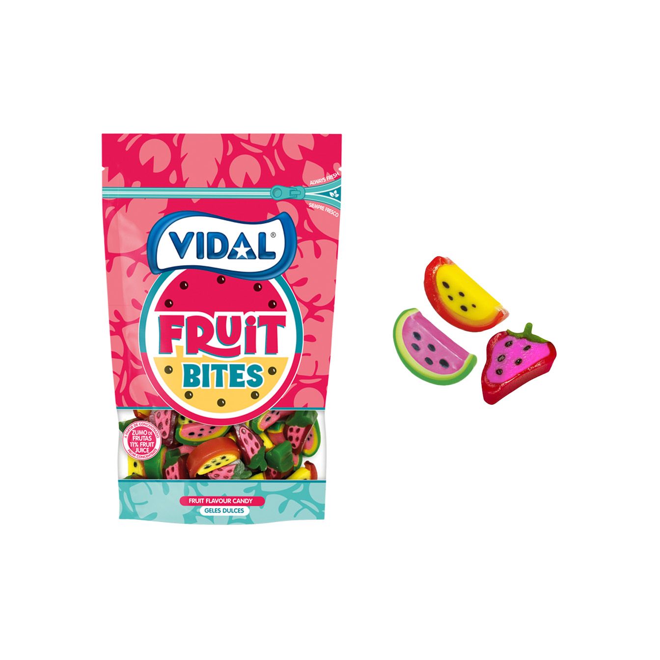 Fruit Bites caja 10 bolsas doypacks autocierre 180g