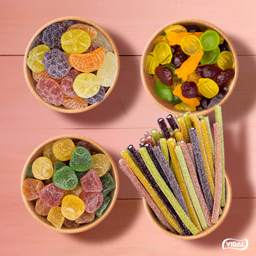 Diferentes tipos de golosinas que puedes poner en un candy bar o mesa dulce  - Blog de Chuches